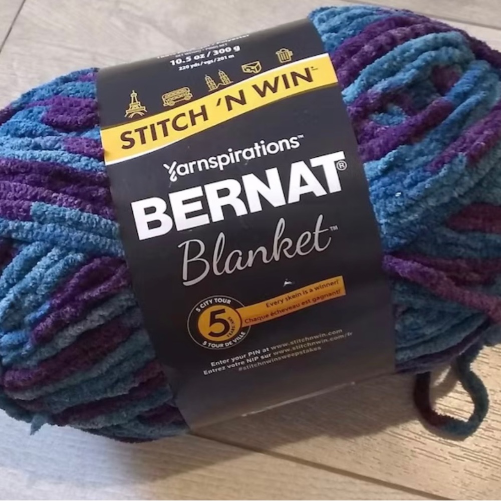 SOLD ON MERCARI! Bernat blanket yarn